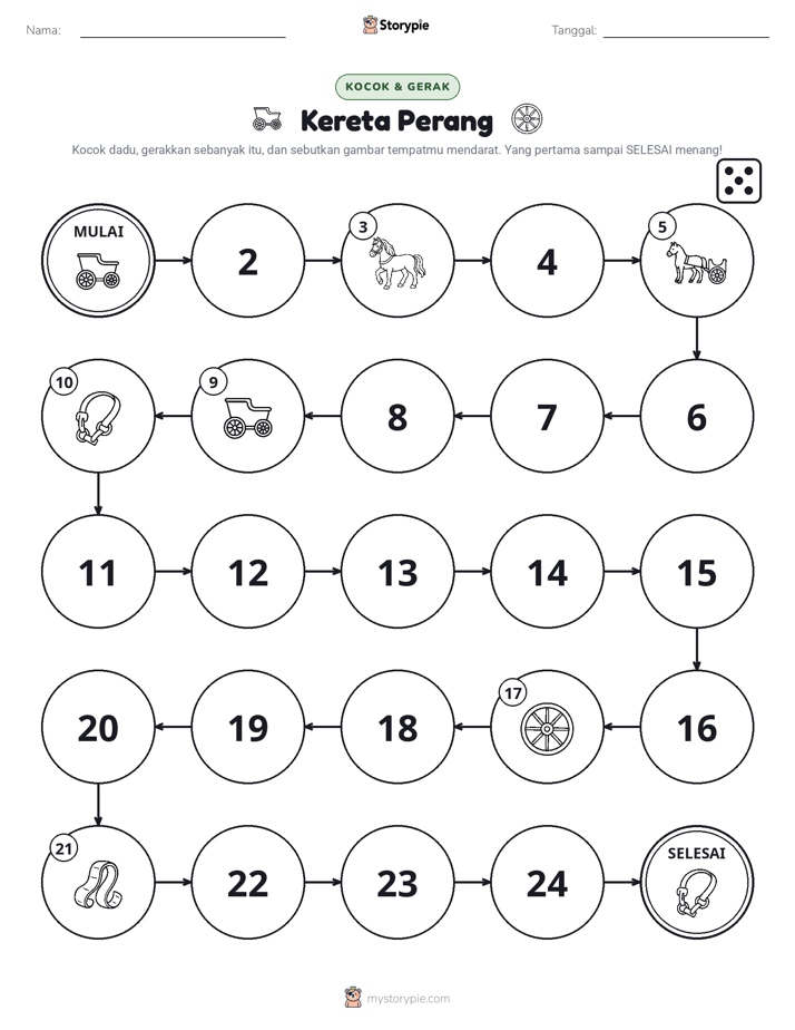 Permainan Gulung & Pindah