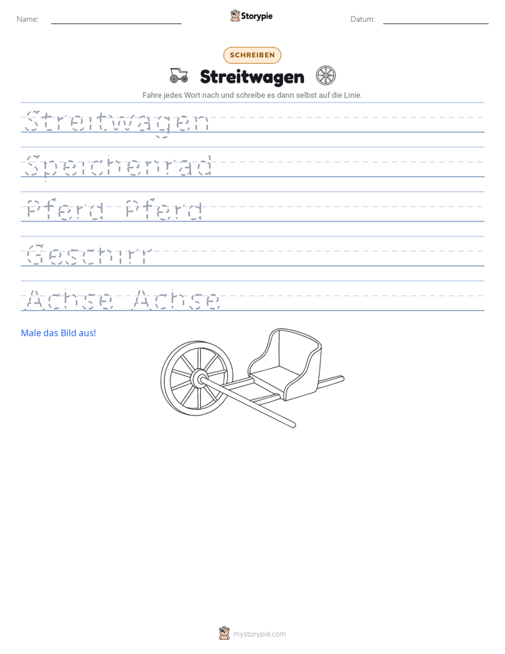 Schreibübung