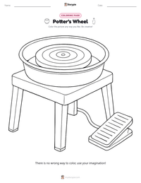 Potter's Wheel printable worksheet preview