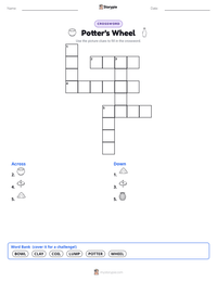 Potter's Wheel printable worksheet preview