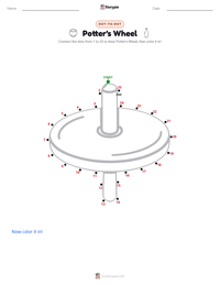 Potter's Wheel printable worksheet preview