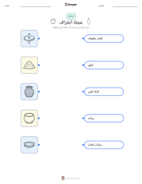 معاينة ورقة العمل القابلة للطباعة عجلة الخزاف