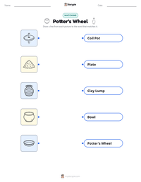 Potter's Wheel printable worksheet preview