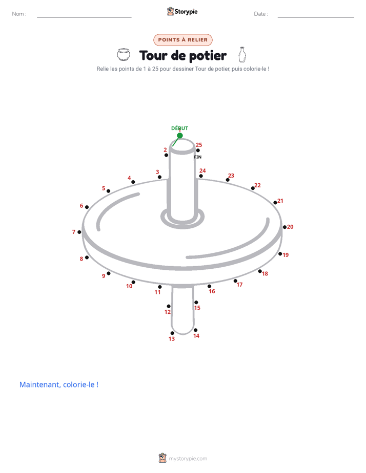 Relie les points