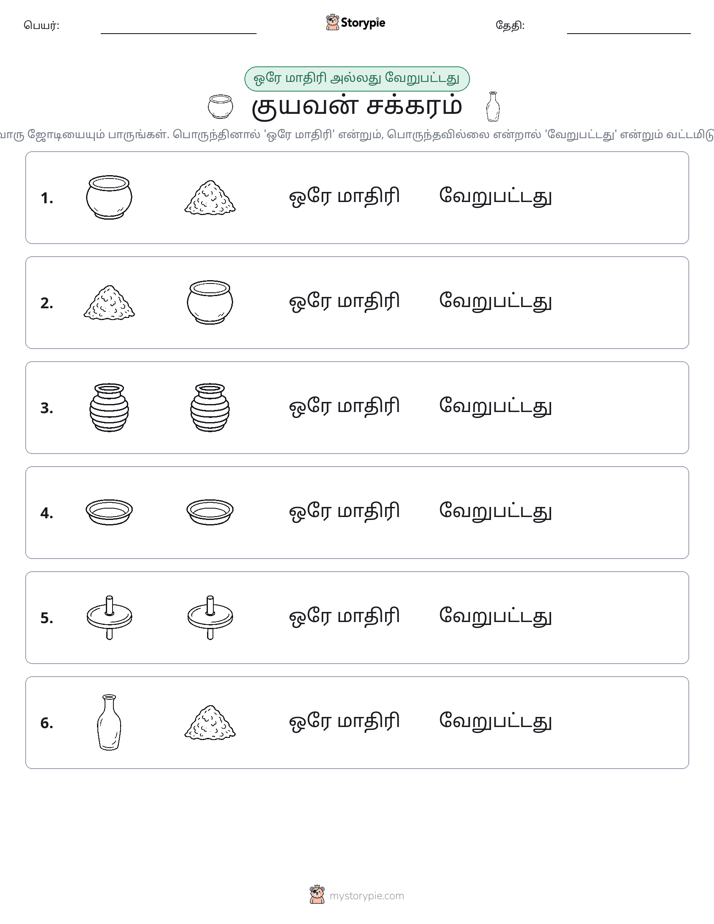 அதே அல்லது மாறுபட்டது