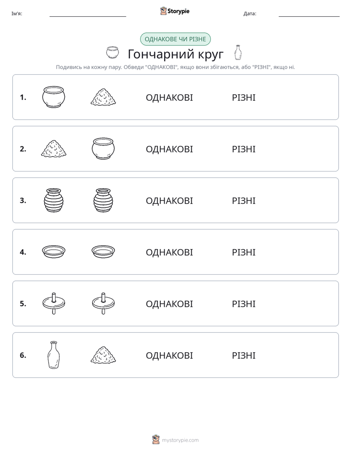 Однакові чи різні