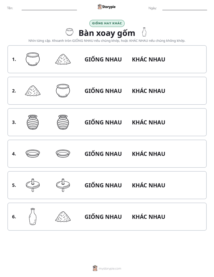 Giống Hay Khác