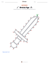 Bronze Age printable worksheet preview