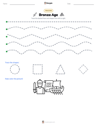 Bronze Age printable worksheet preview