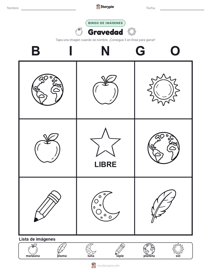 Bingo de Imágenes