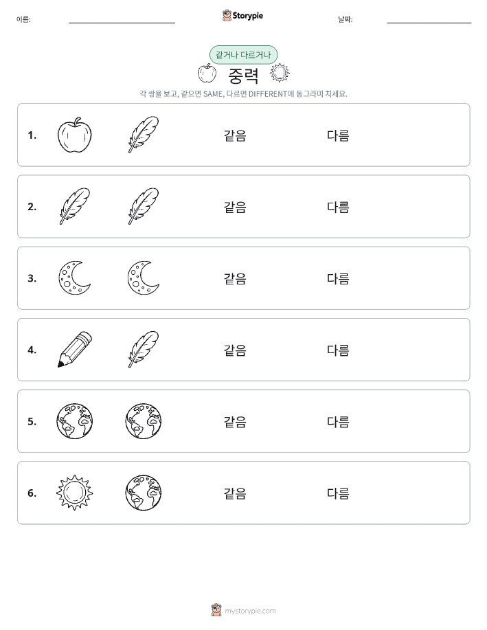 같은 것 또는 다른 것