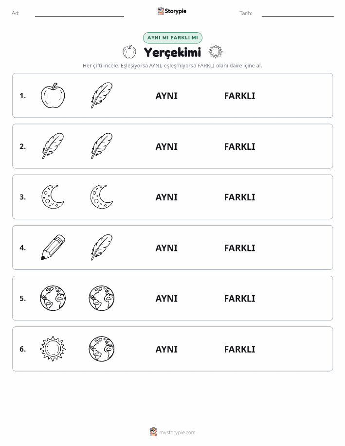 Aynı mı Farklı mı