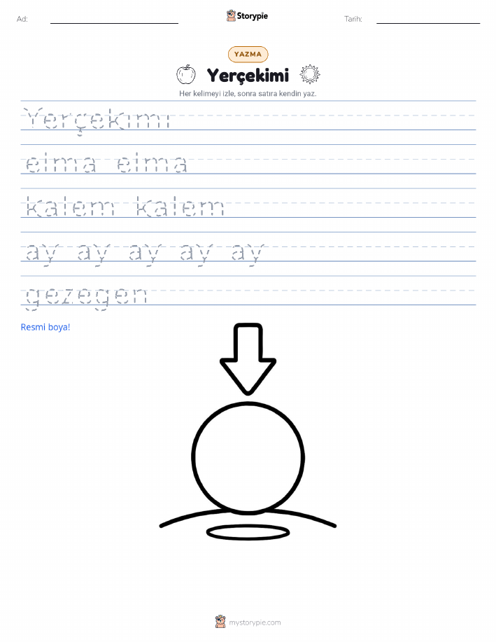 Yazma Pratiği