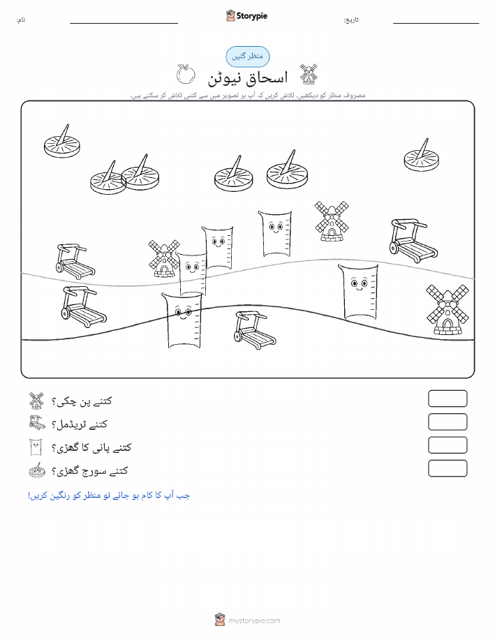 گنتی کا منظر