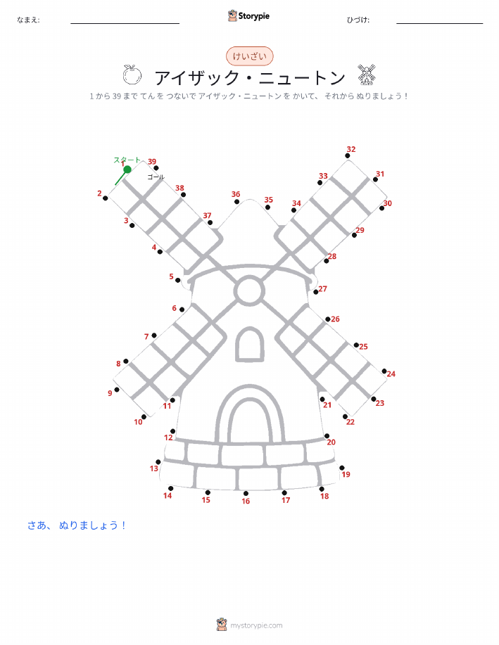 点つなぎ