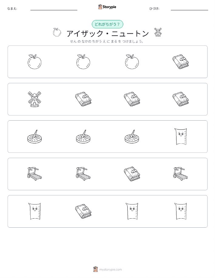 異なるものを見つけよう