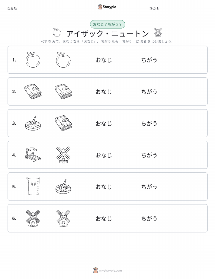 同じか違うか