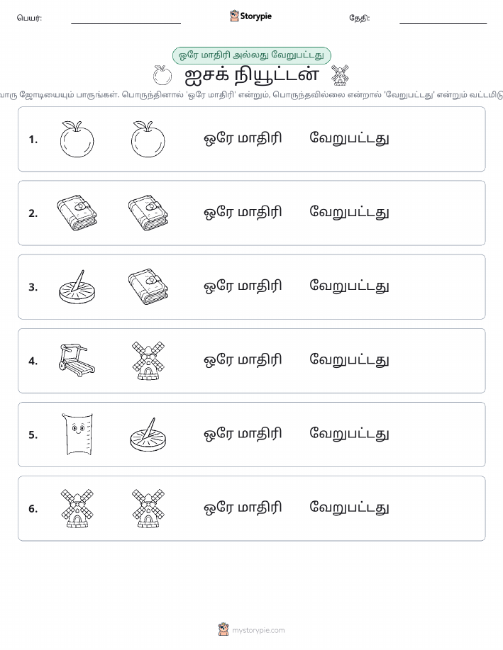 அதே அல்லது மாறுபட்டது