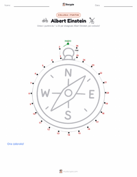 Anteprima della scheda stampabile di Albert Einstein