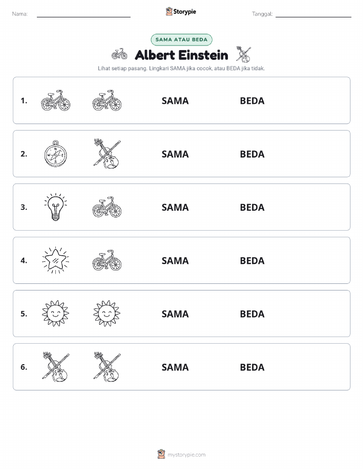 Sama atau Berbeda