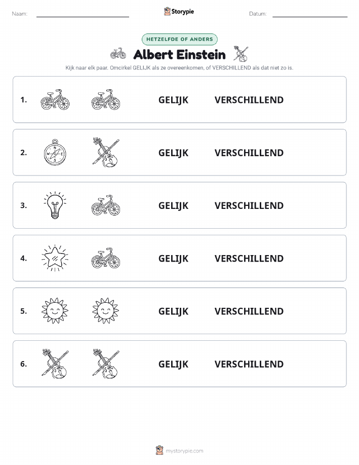 Zelfde of Verschillend