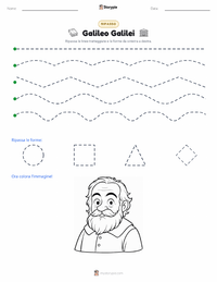 Anteprima della scheda stampabile di Galileo Galilei