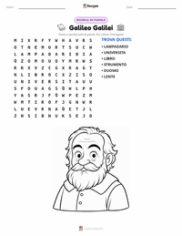 Anteprima della scheda stampabile di Galileo Galilei