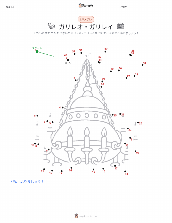 点つなぎ