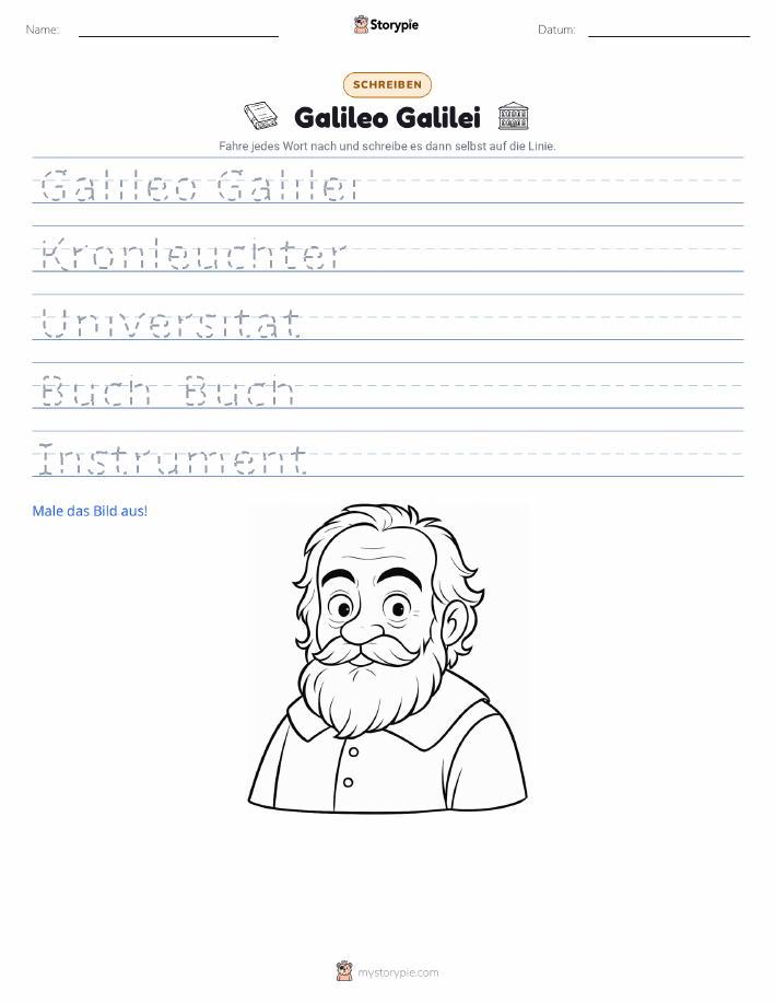 Schreibübung