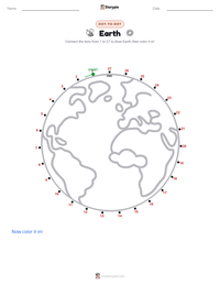 Earth printable worksheet preview