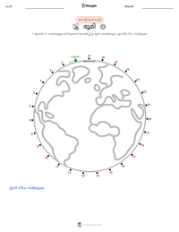 ഭൂമി പ്രിന്റ് ചെയ്യാവുന്ന വർക്ക്‌ഷീറ്റ് മുൻകൂർ കാഴ്ച