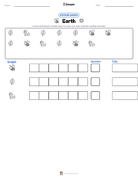 Earth printable worksheet preview