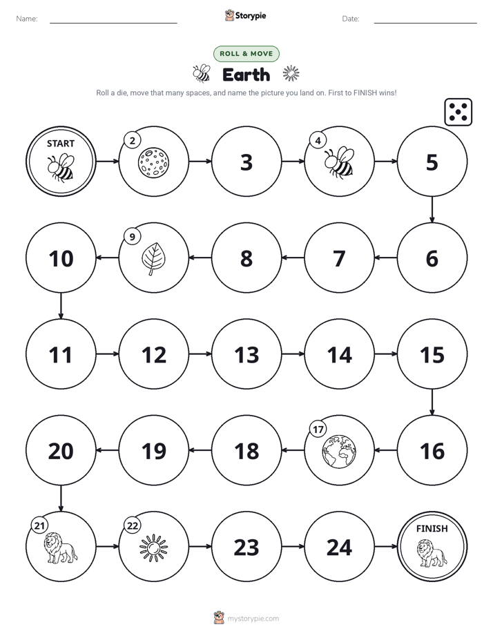 Roll & Move Game