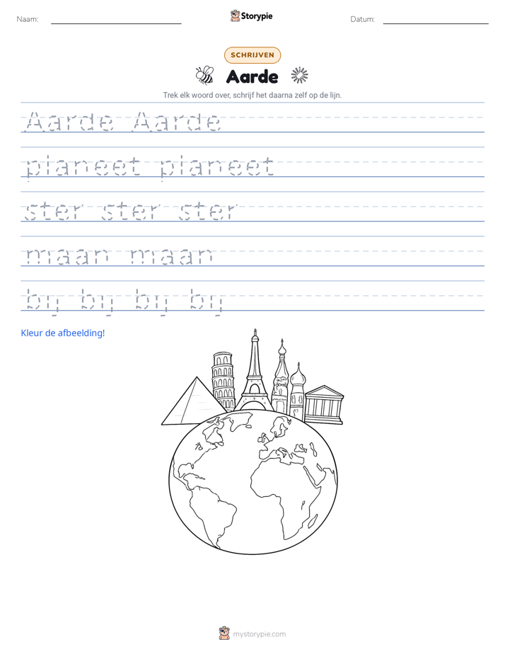 Schrijf Oefening
