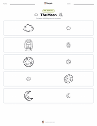 The Moon printable worksheet preview