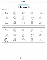 Anteprima della scheda stampabile di Luna