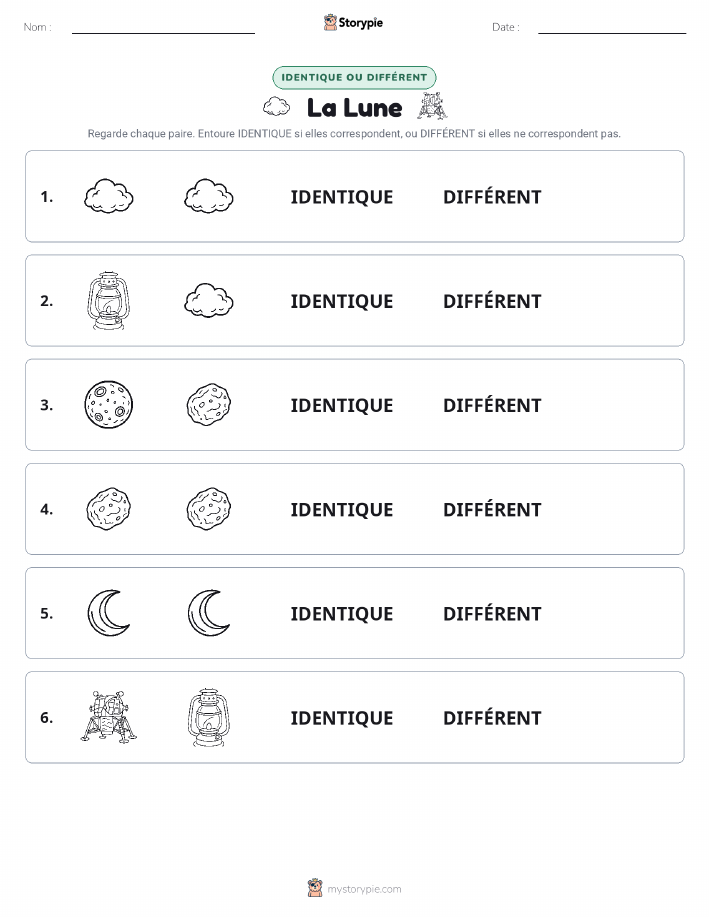 Identique ou Différent