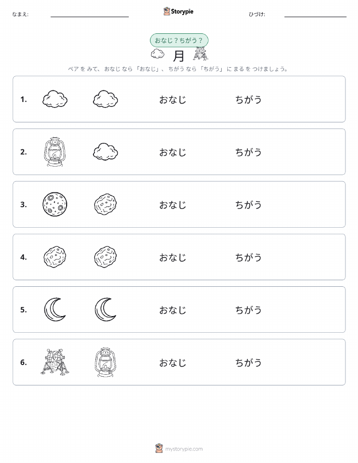 同じか違うか