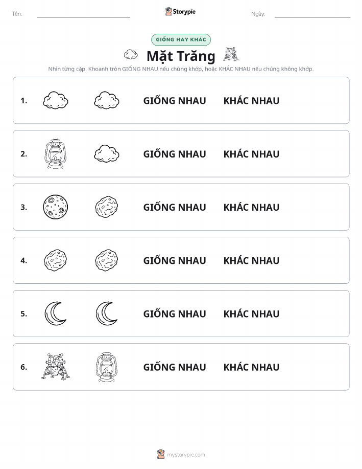 Giống Hay Khác