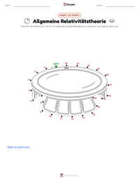 Allgemeine Relativitätstheorie druckbare Arbeitsblatt Vorschau