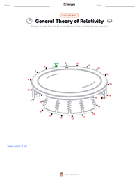 General Theory of Relativity printable worksheet preview