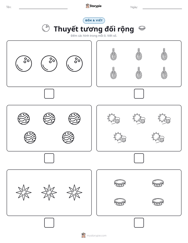 Đếm & Viết