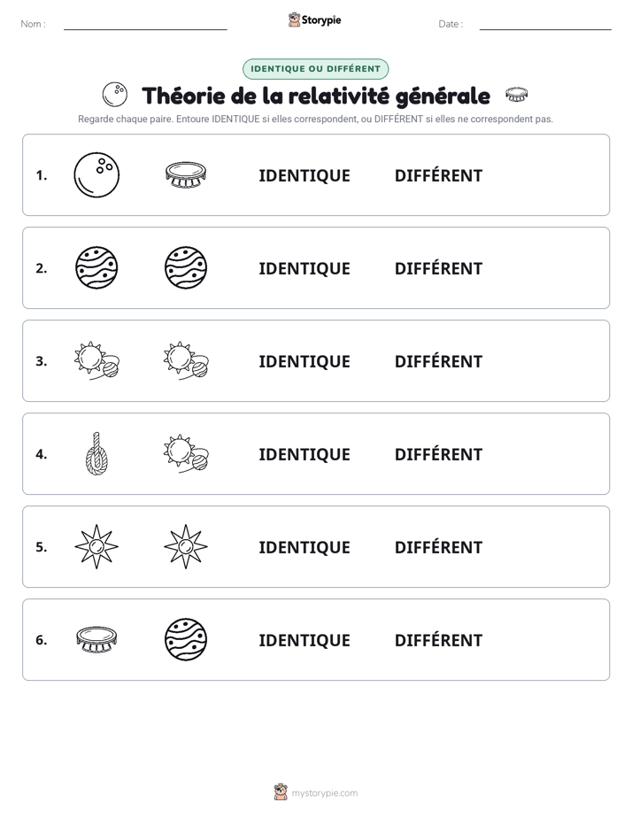 Identique ou Différent