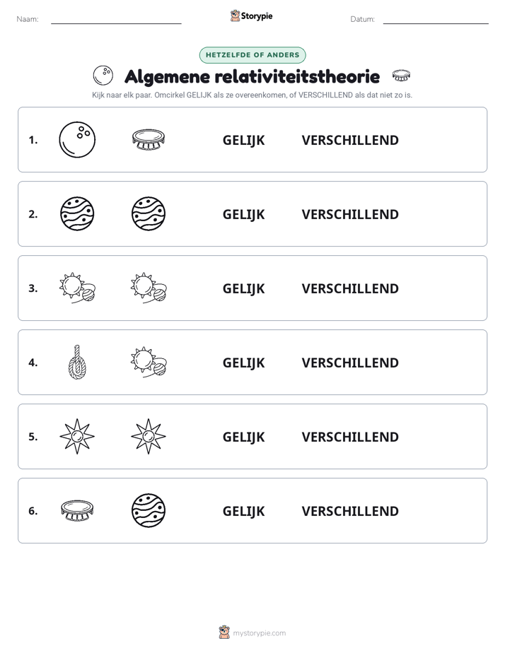 Zelfde of Verschillend