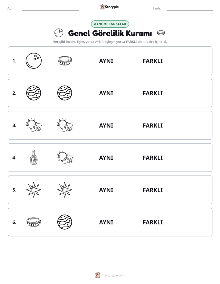Aynı mı Farklı mı