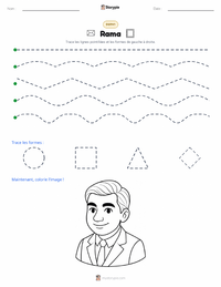 Aperçu de la feuille de travail imprimable Srinivasa Ramanujan