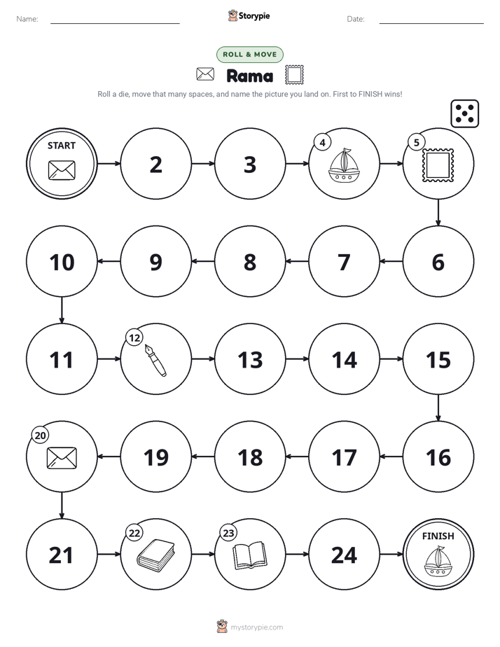 Roll & Move Game