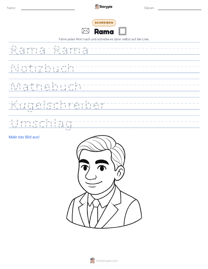 Schreibübung