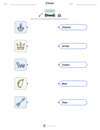 Diwali printable worksheet for kids