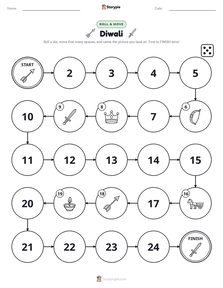 Roll & Move Game